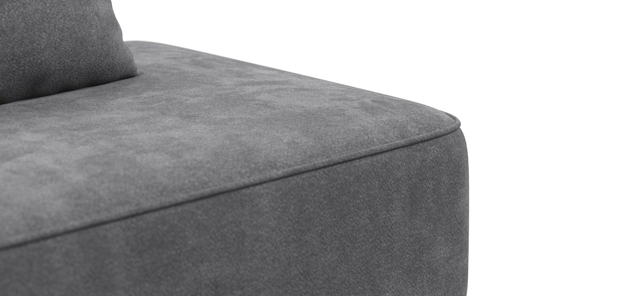 Диван KING TWIN Шенилл CLOUD графит