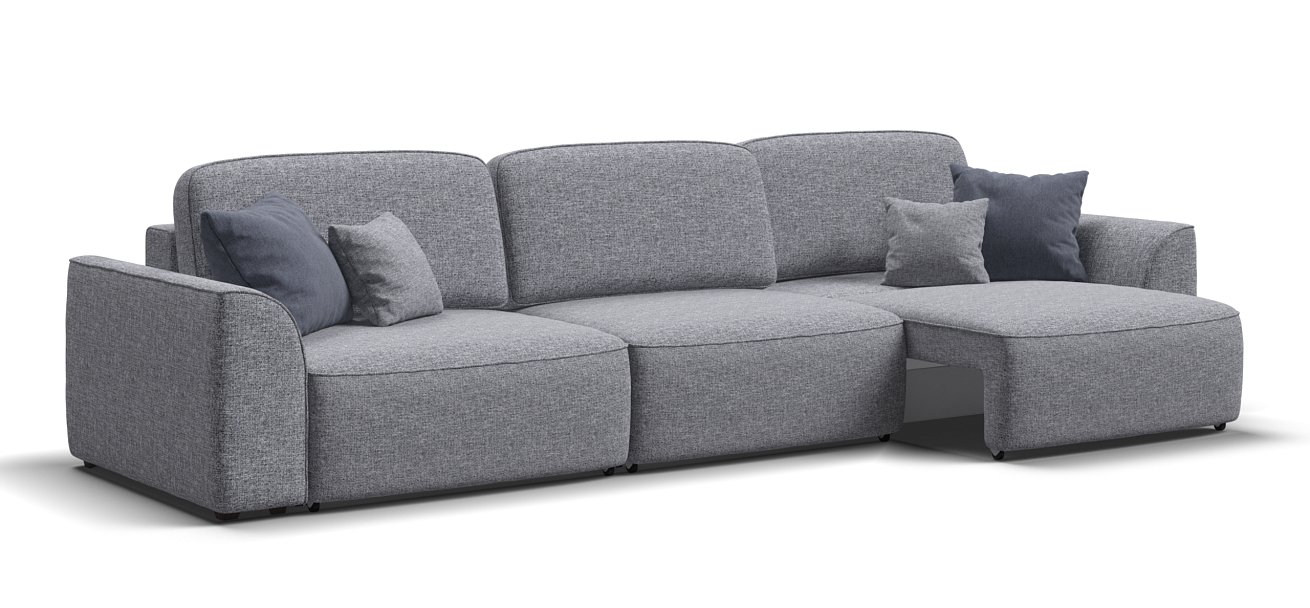 Диван KING MAX SE Рогожка Vento серый