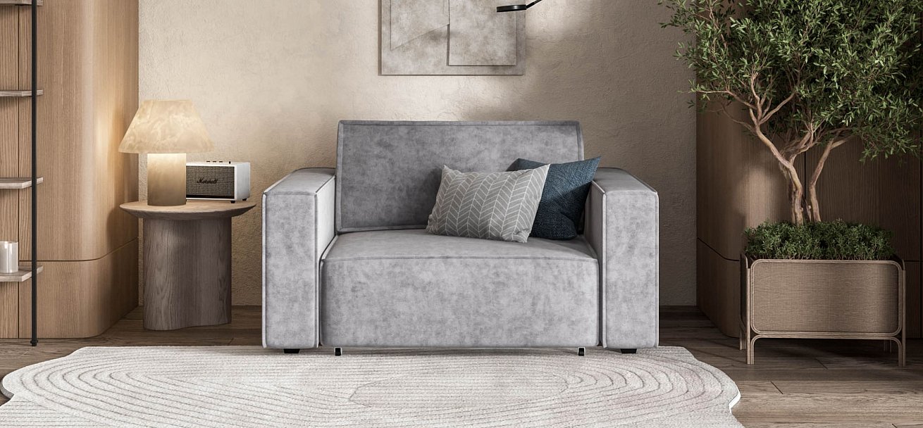 Кресло BOSS SOFT MODOOL Велюр Роял агат