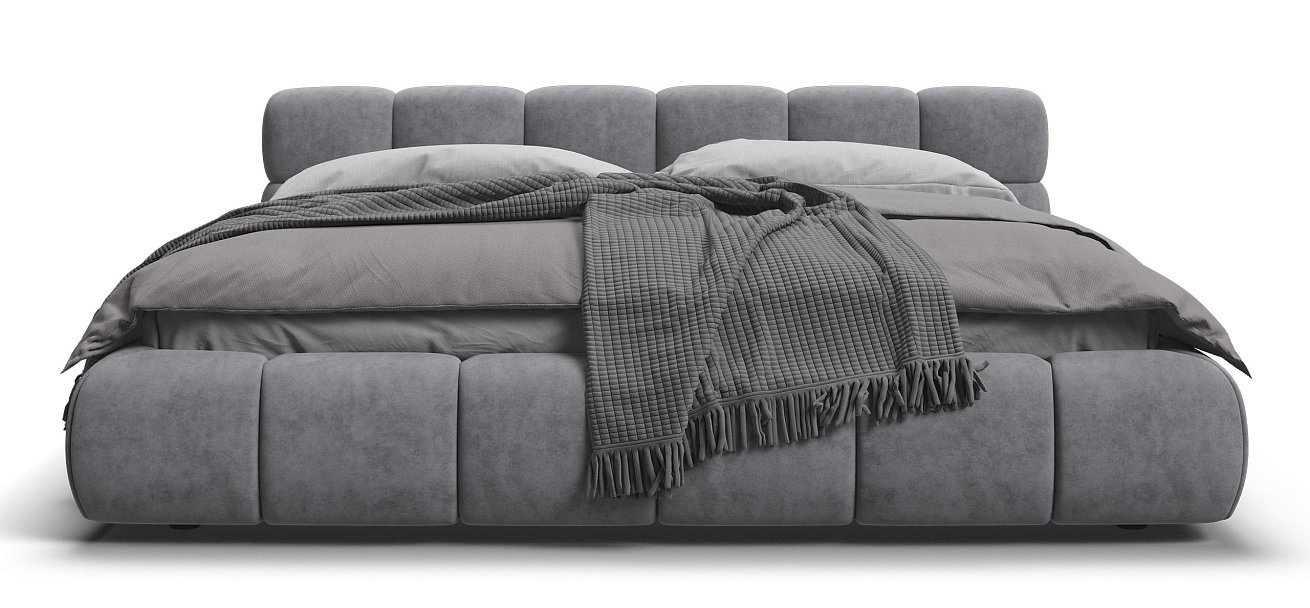 Кровать Босс Дрим 180*200 Про Велюр Роял агат