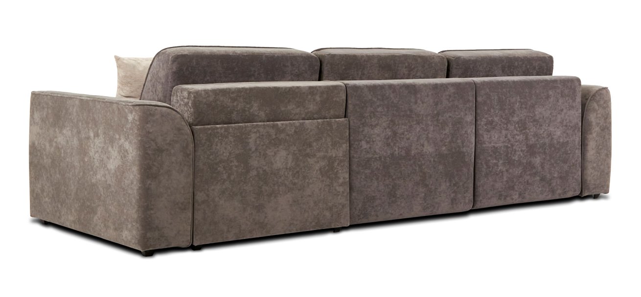 Угловой диван KING SE Велюр Роял тауп