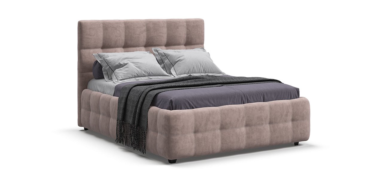 Кровать Босс 140*200 Про Велюр Royal пион NEW