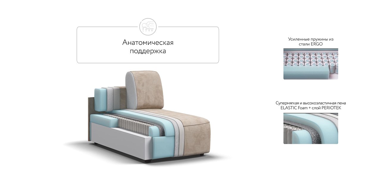 KING MODOOL оттоманка NEW шенилл IQ кварц