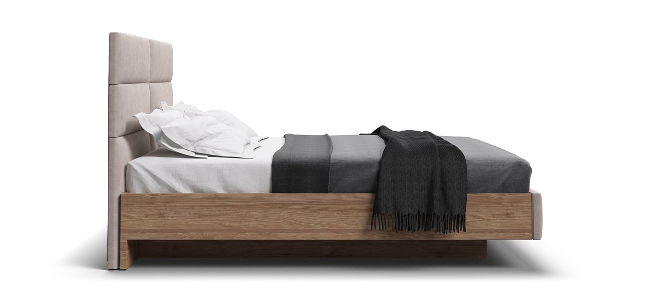 Кровать BOSS LOFT 160*200 Орех Селект, MONOLIT Латте