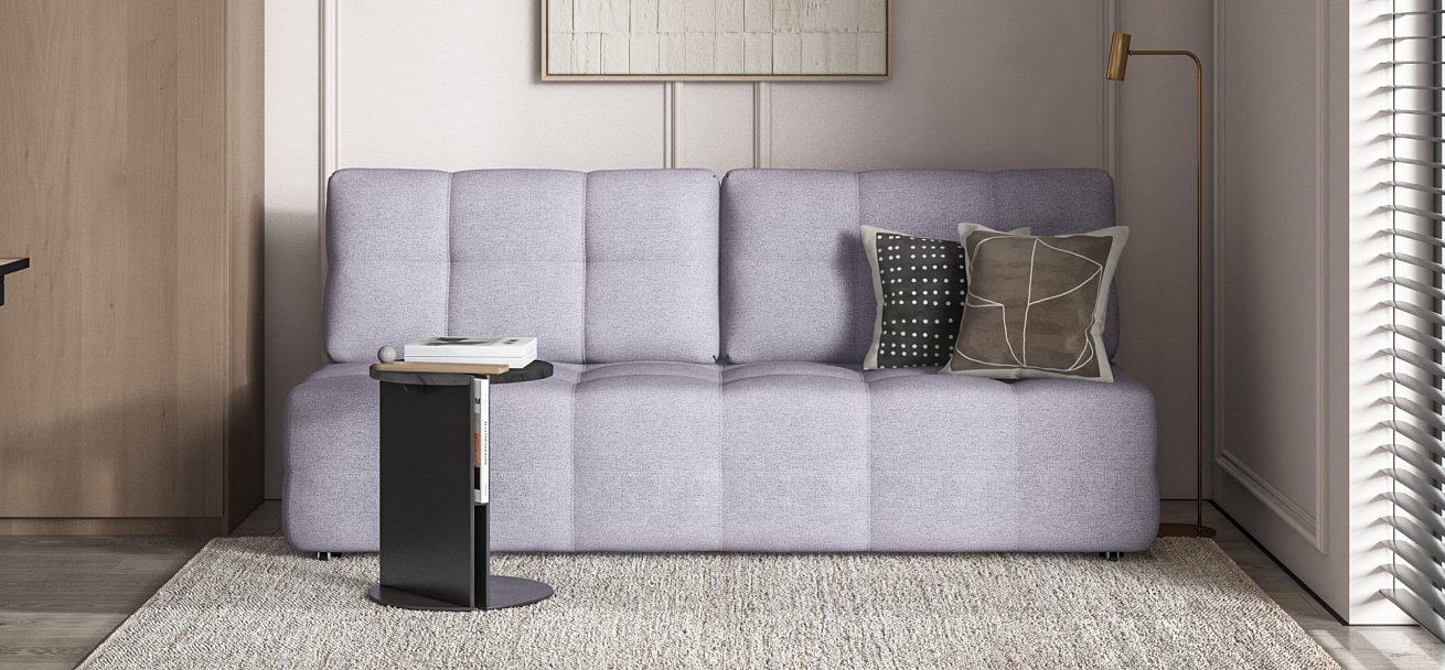 Диван Dandy MINI SE рогожка Malmo платина