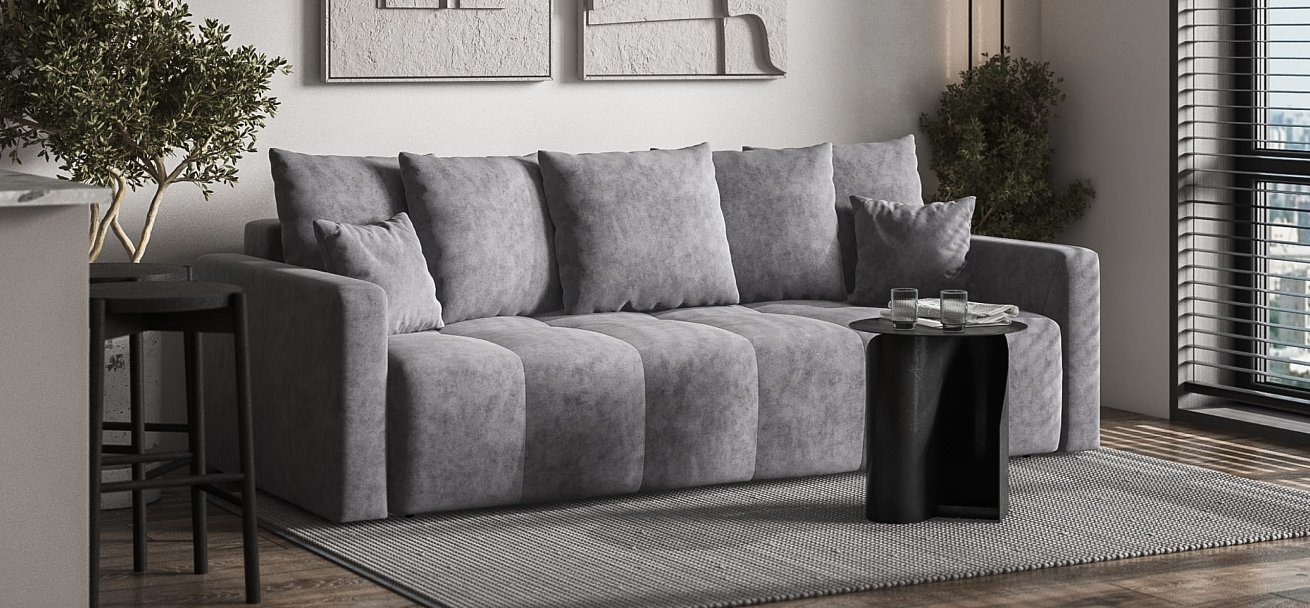 Диван BOSS TREND Велюр Royal агат