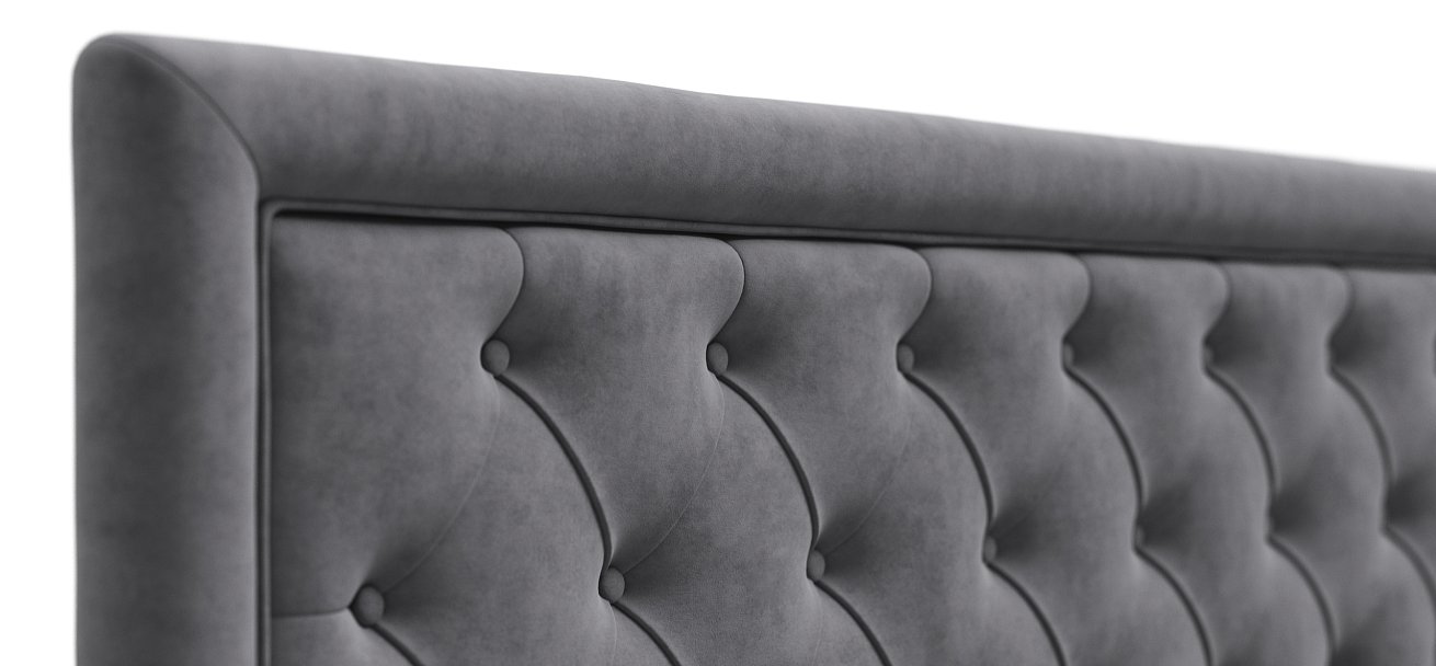 Кровать Босс Классик 180*200 Про Велюр Роял агат