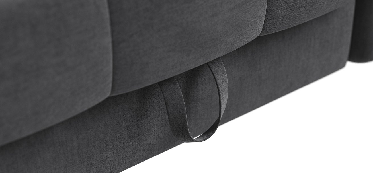 Босс Слип кресло-кровать Велюр Монолит серый