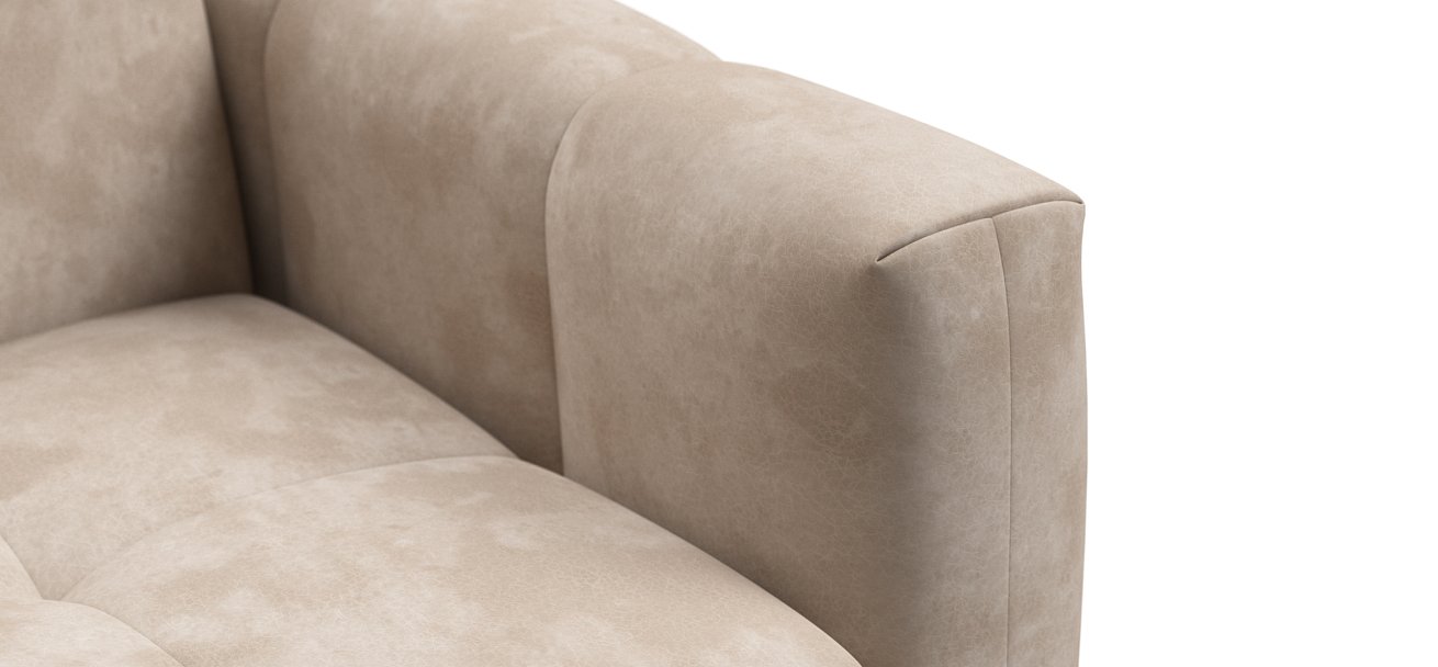 Босс Слип кресло-кровать Велюр Алькантара пепел