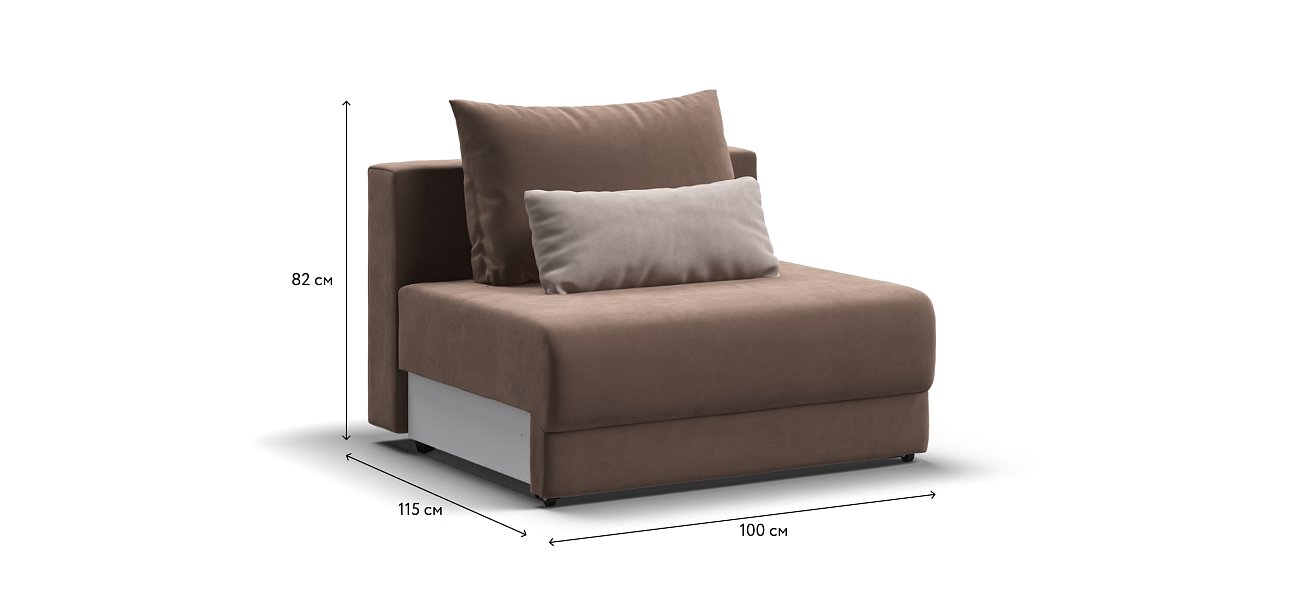 База сп.м РИЧМОНД MODOOL Велюр Monolit мокко