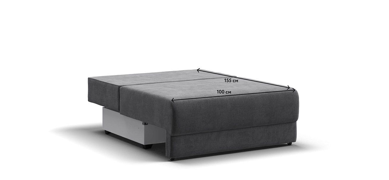 База сп.м РИЧМОНД MODOOL Велюр Monolit серый