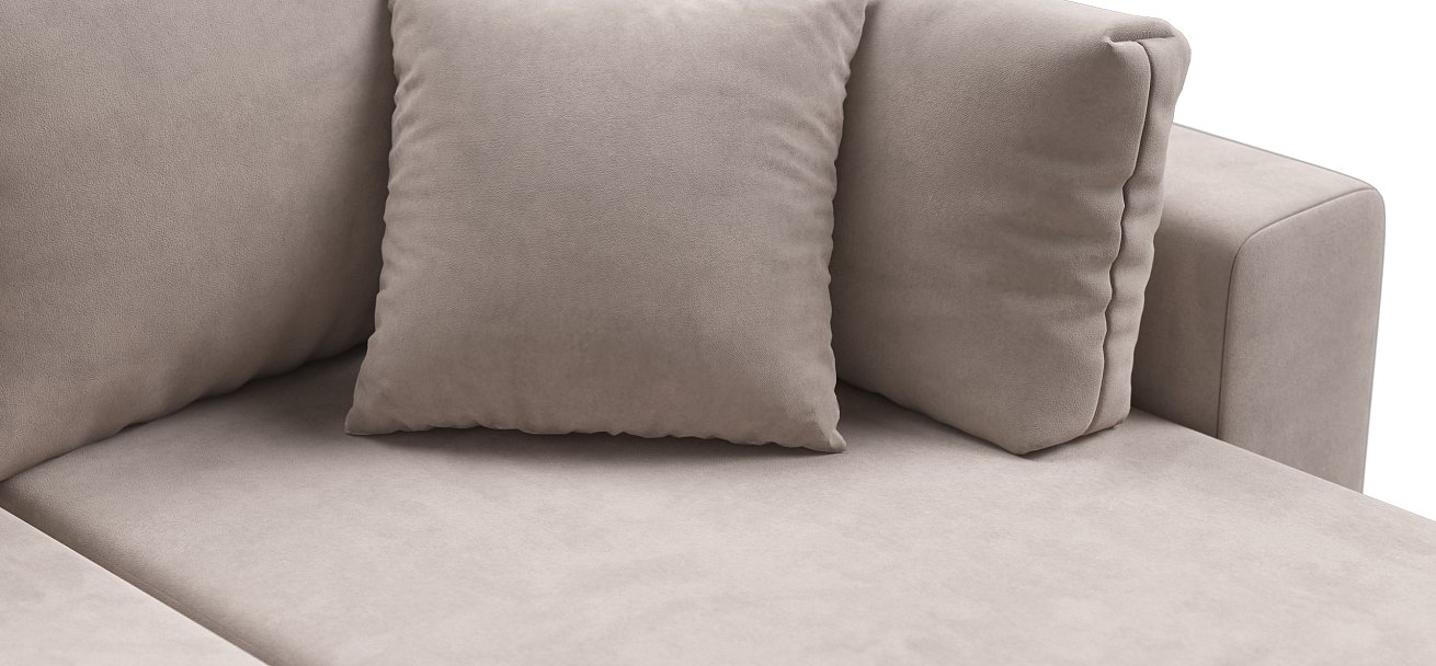 Угловой диван Босс Прайм Макс Велюр Monolit латте