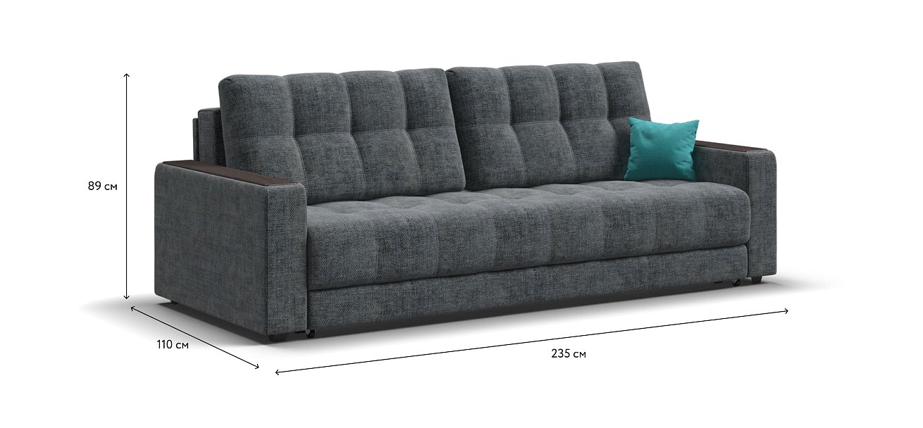 Диван BOSS 2.0 шенилл IQ серый