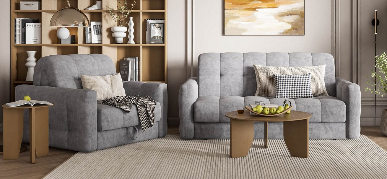 Босс Слип кресло-кровать Велюр Роял агат