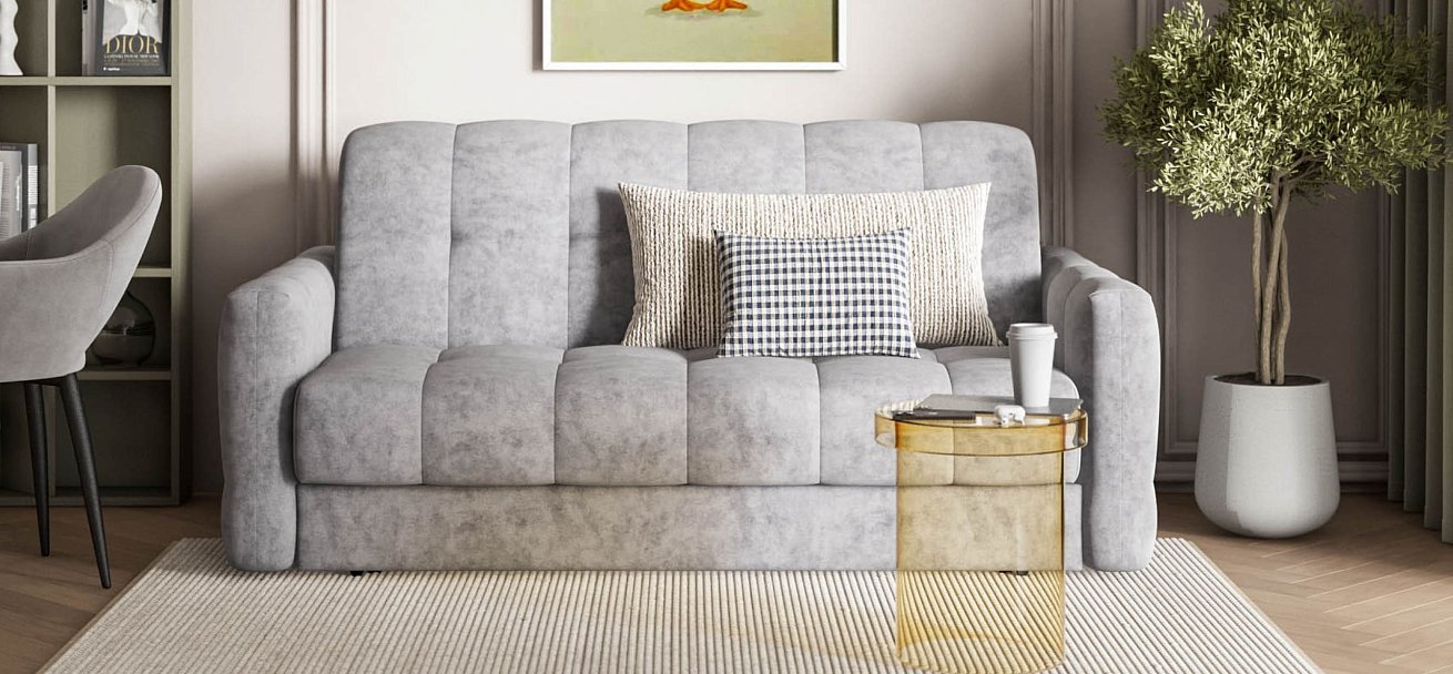 Диван BOSS Sleep 160 Велюр Роял агат