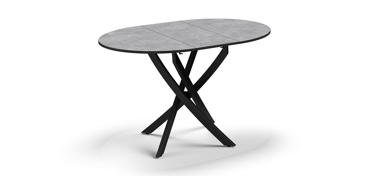 Стол Boss One NEW Бетон, черный