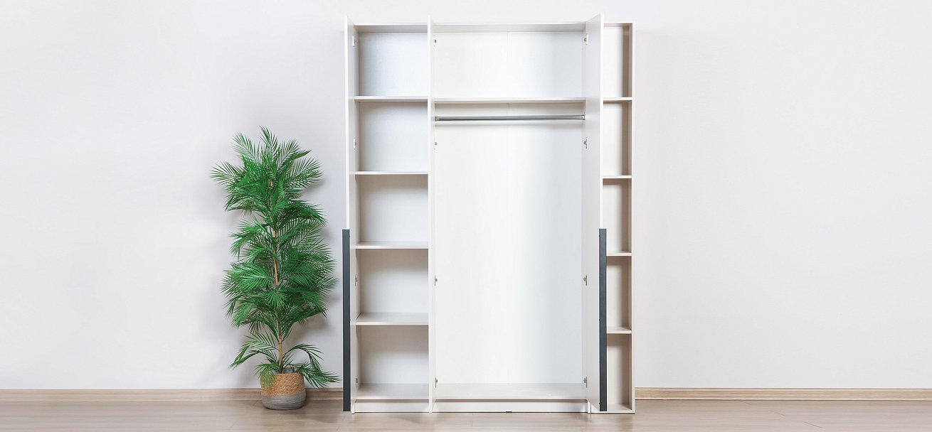 Босс Стандарт 135*220 шкаф распашной 3Д 01 Кашемир