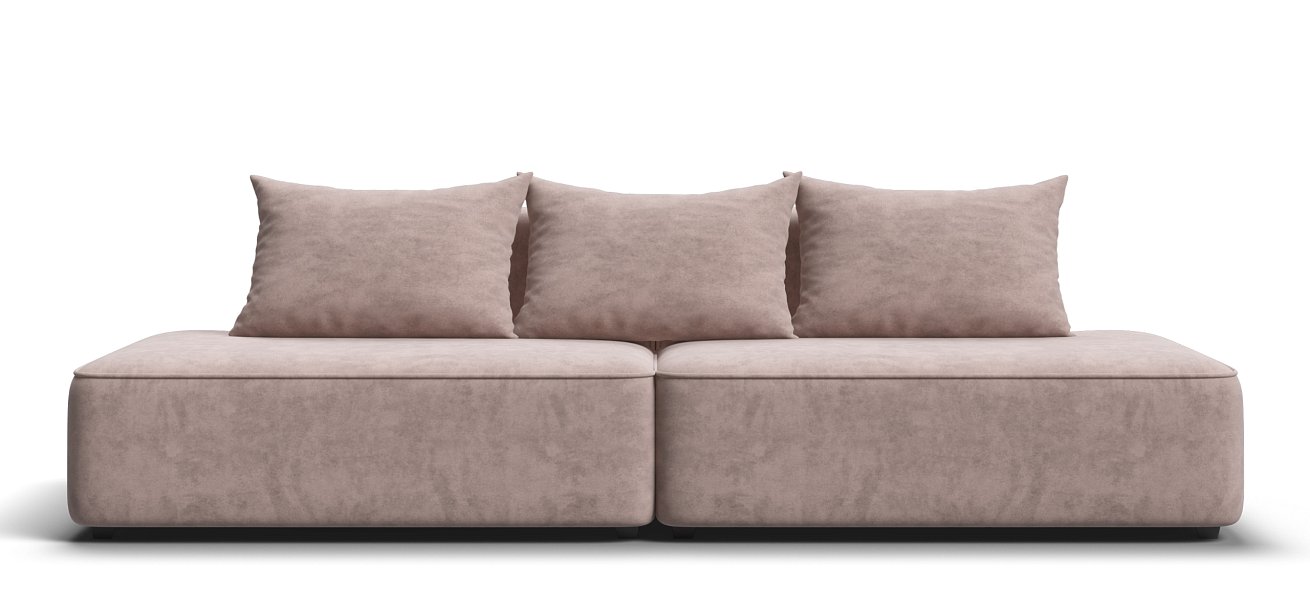 Диван KING TWIN Велюр ROYAL пион NEW