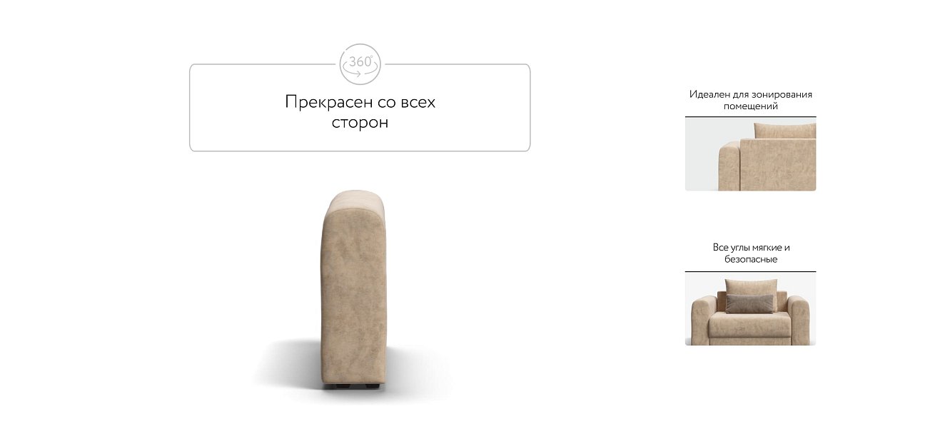 Подлокотники 2 шт. РИЧМОНД MODOOL Велюр Роял шампань