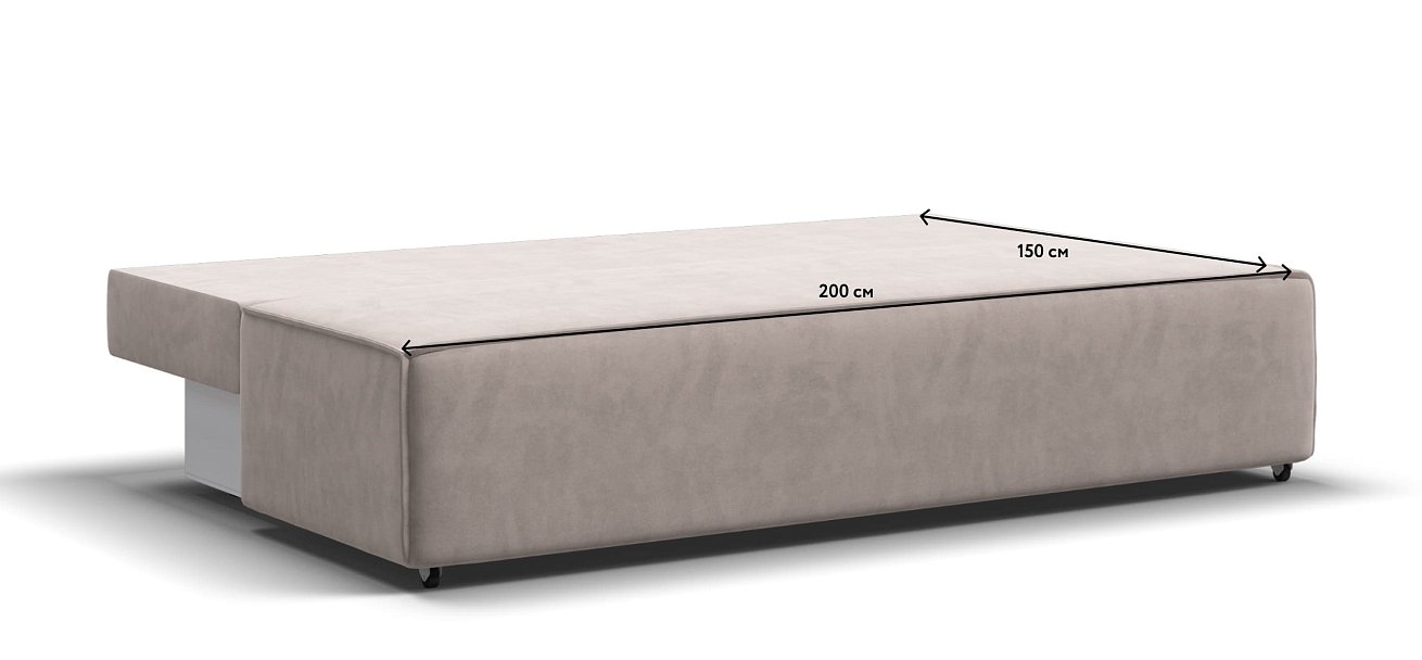 Диван NORD mini велюр Monolit латте