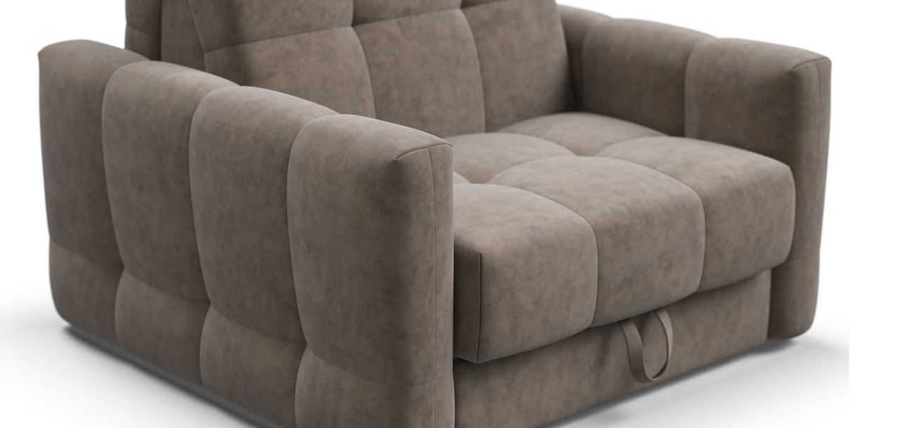 Босс Слип кресло-кровать Велюр Роял тауп