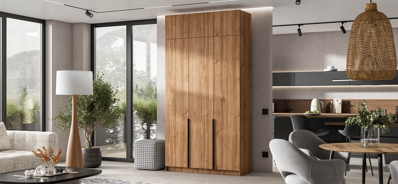 Антресоль 135 3Д Орех Селект