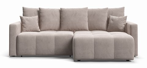 Угловой диван BOSS TREND Велюр Monolit латте