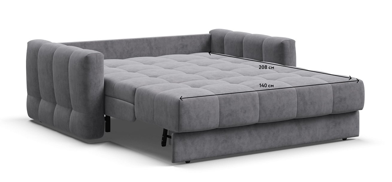 Диван BOSS Sleep 140 Велюр Роял агат