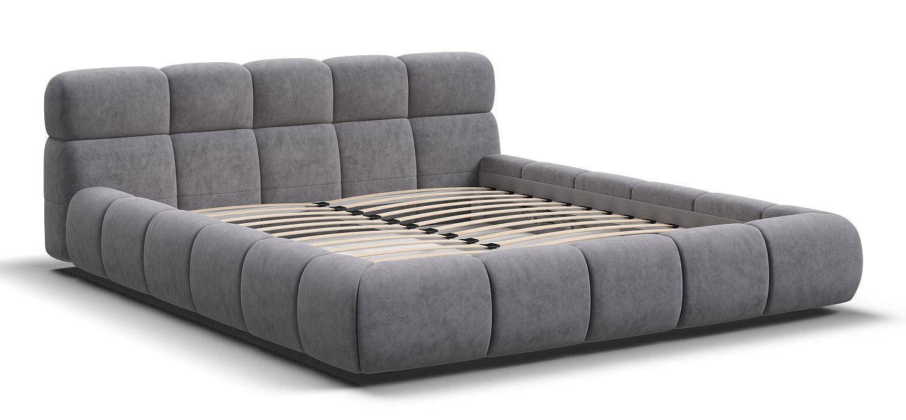 Кровать Босс Дрим 160*200 Про Велюр Роял агат