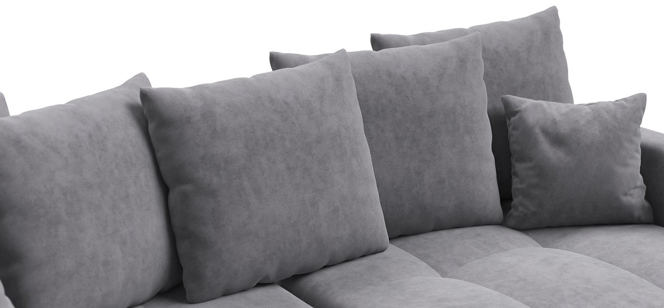 Угловой диван BOSS TREND Велюр Royal агат