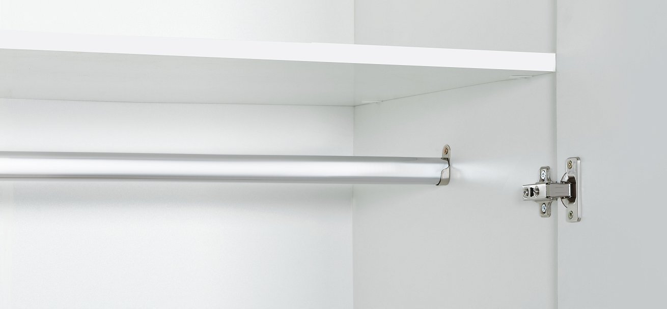 Идея 135 шкаф распашной 3Д Белый