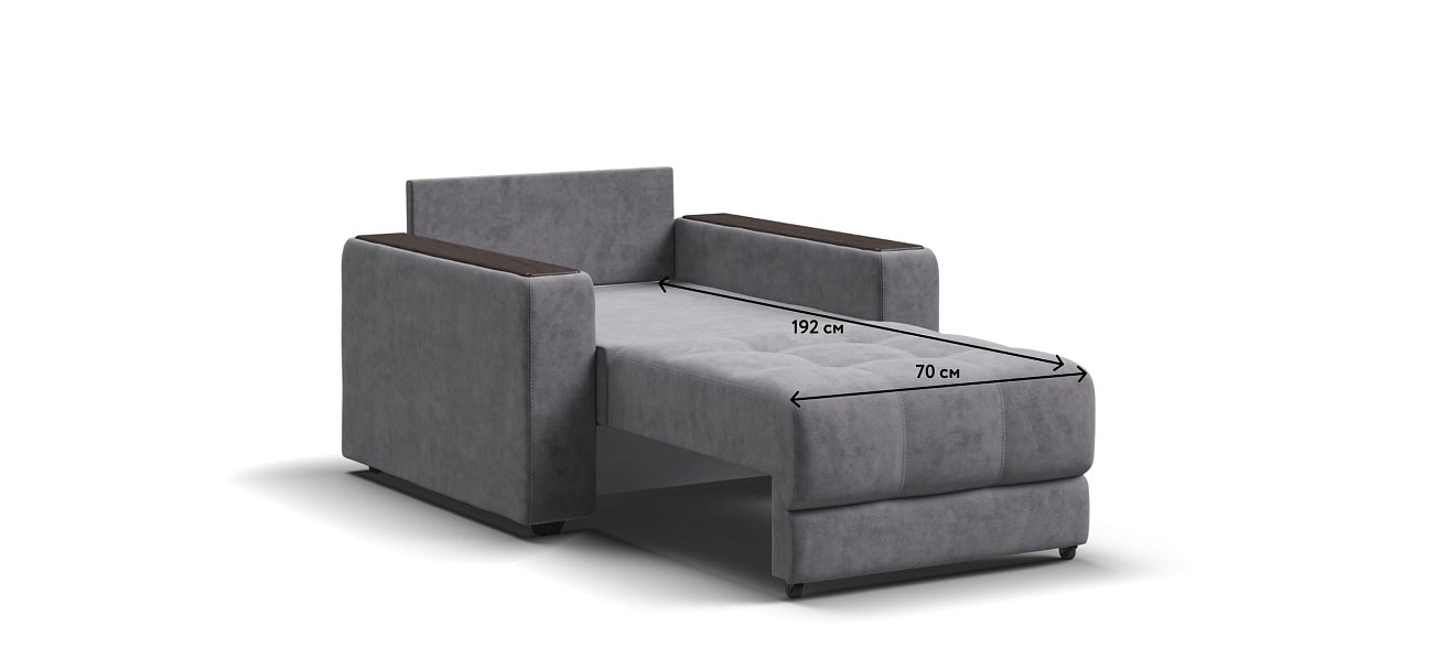 Кресло-кровать BOSS 2.0 Велюр Роял агат