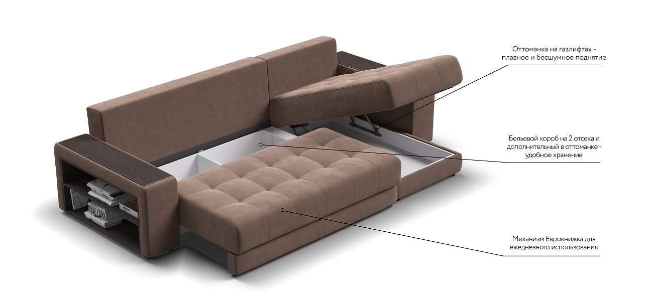 Дубай У 3.0 Monolit мокко, Monolit латте