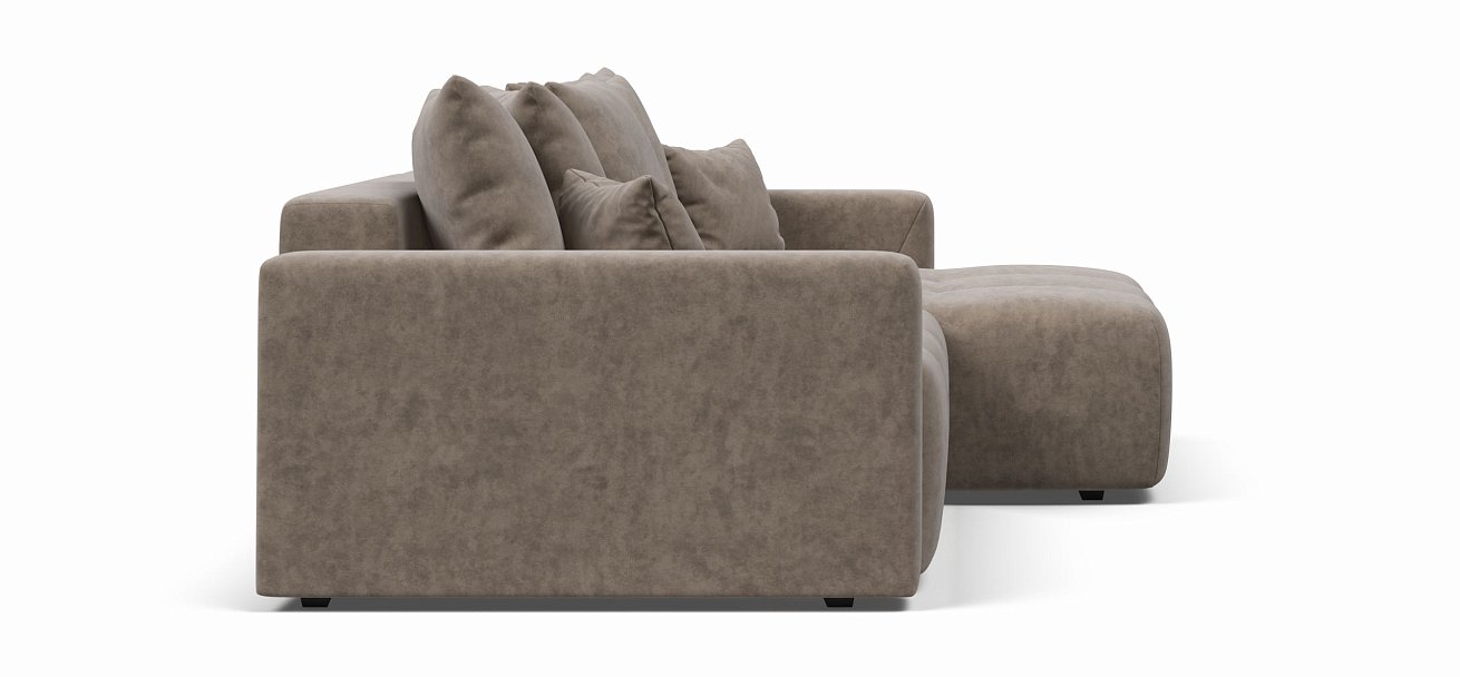 Угловой диван BOSS TREND Велюр Роял тауп