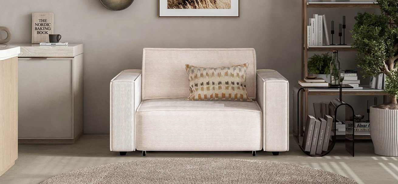 Кресло BOSS SOFT MODOOL Вельвет CORD бежевый