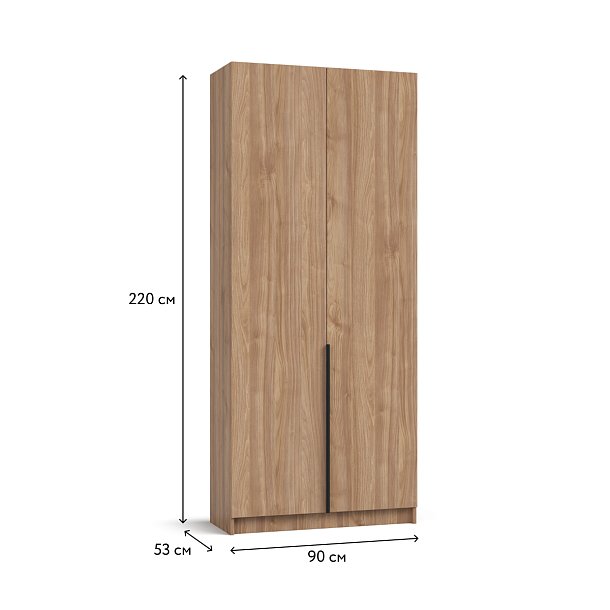 Рим 90 шкаф распашной 2Д+ящики Орех Селект