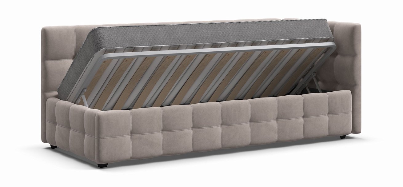 Кровать BOSS mini NEW велюр Monolit латте