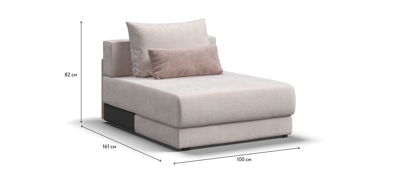 Оттоманка РИЧМОНД MODOOL Вельвет CORD бежевый