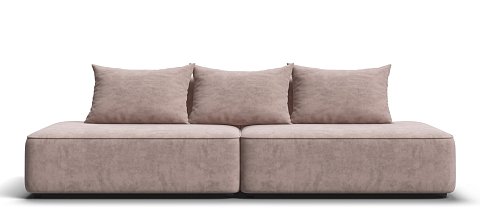 Диван KING TWIN Велюр ROYAL пион NEW