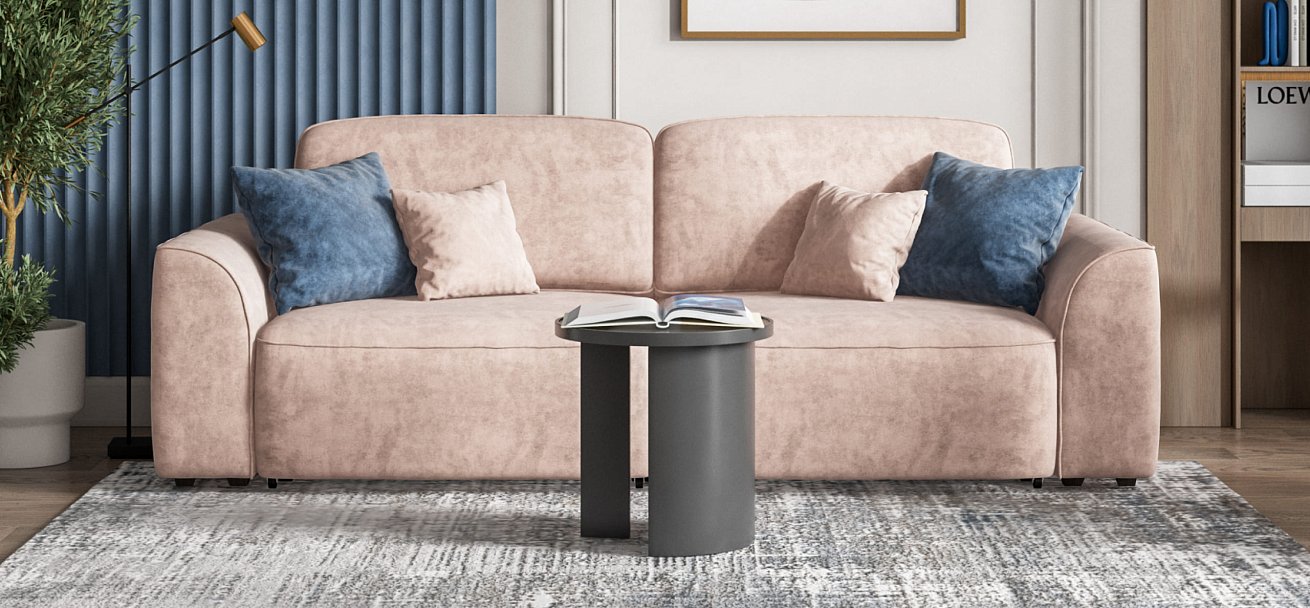 Диван KING SE Велюр Royal пион NEW