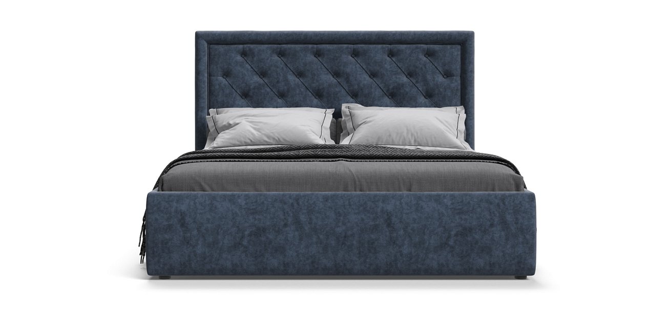 Кровать Босс Классик 180*200 Про велюр Royal топаз NEW