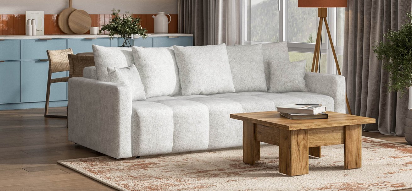 Диван BOSS TREND Шенилл CLOUD грей