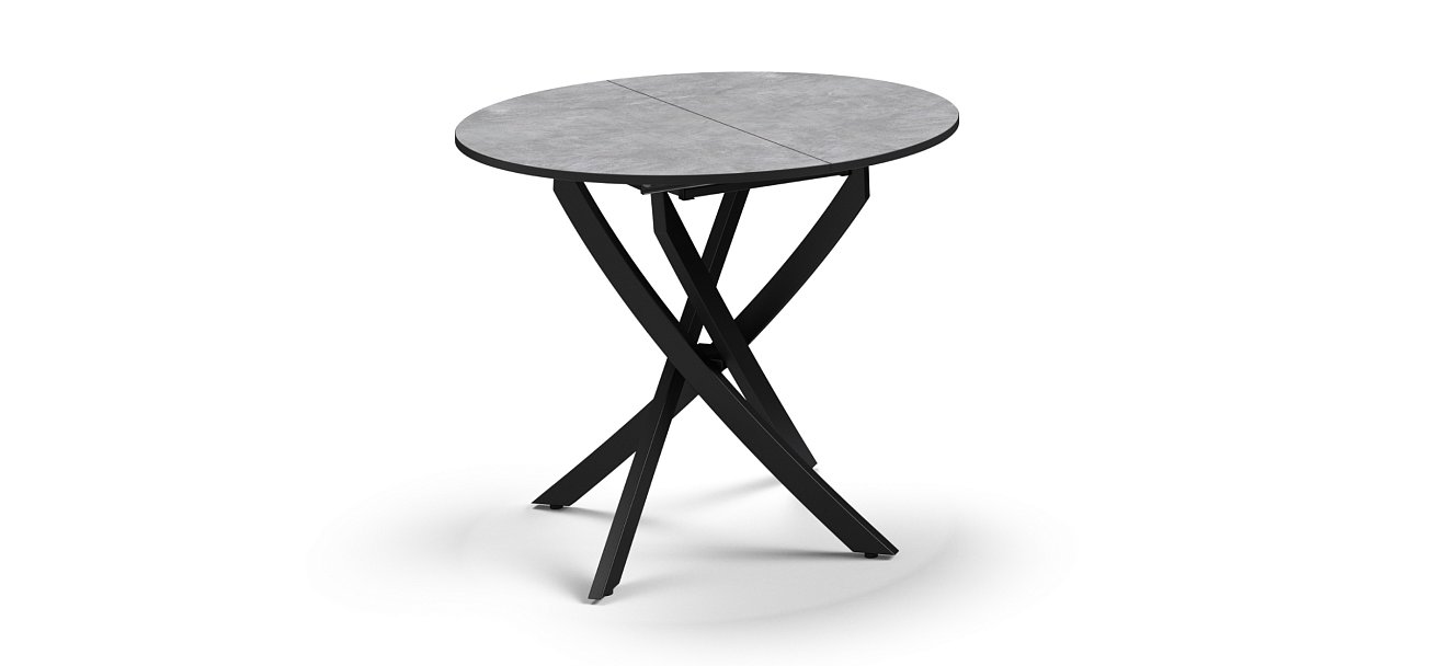 Стол Boss One NEW Бетон, черный