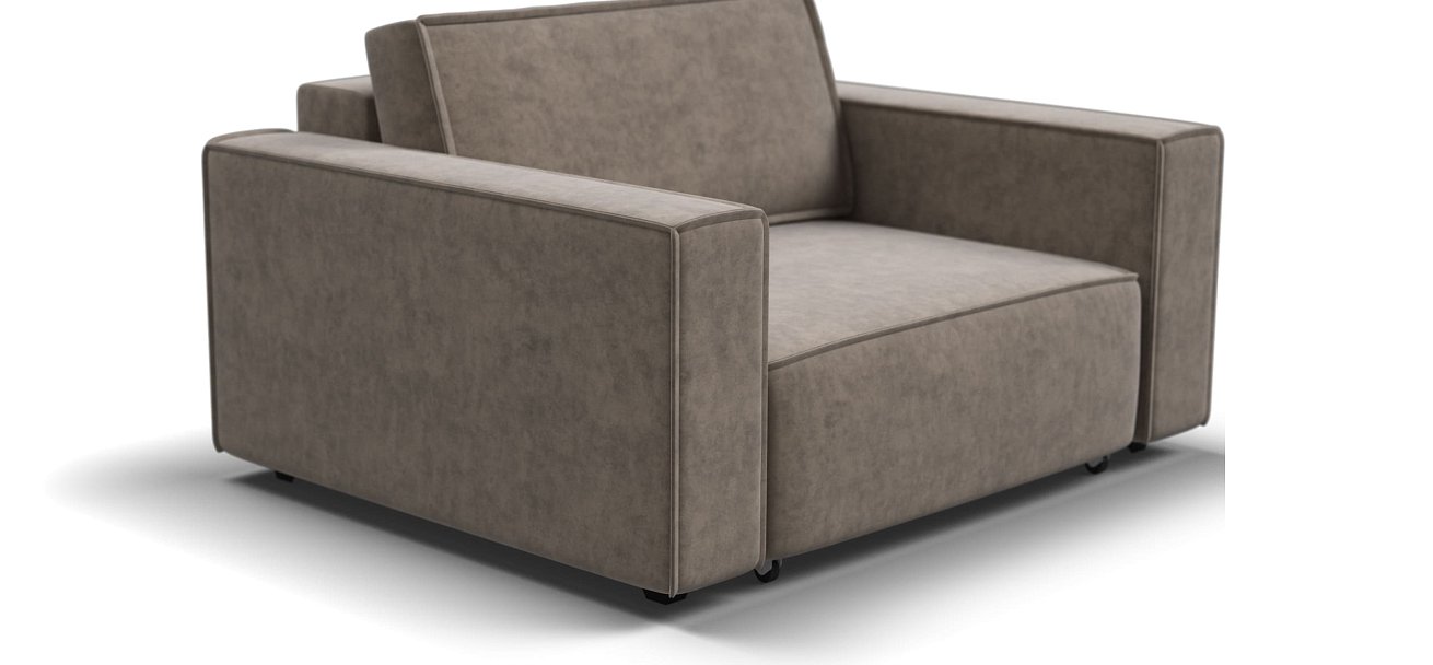 Кресло BOSS SOFT MODOOL Велюр Royal тауп NEW