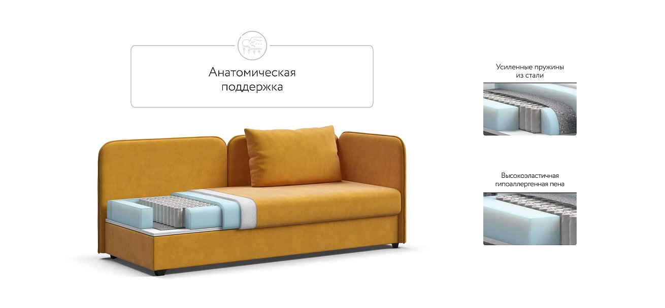 Тахта Ирис велюр Monolit маст