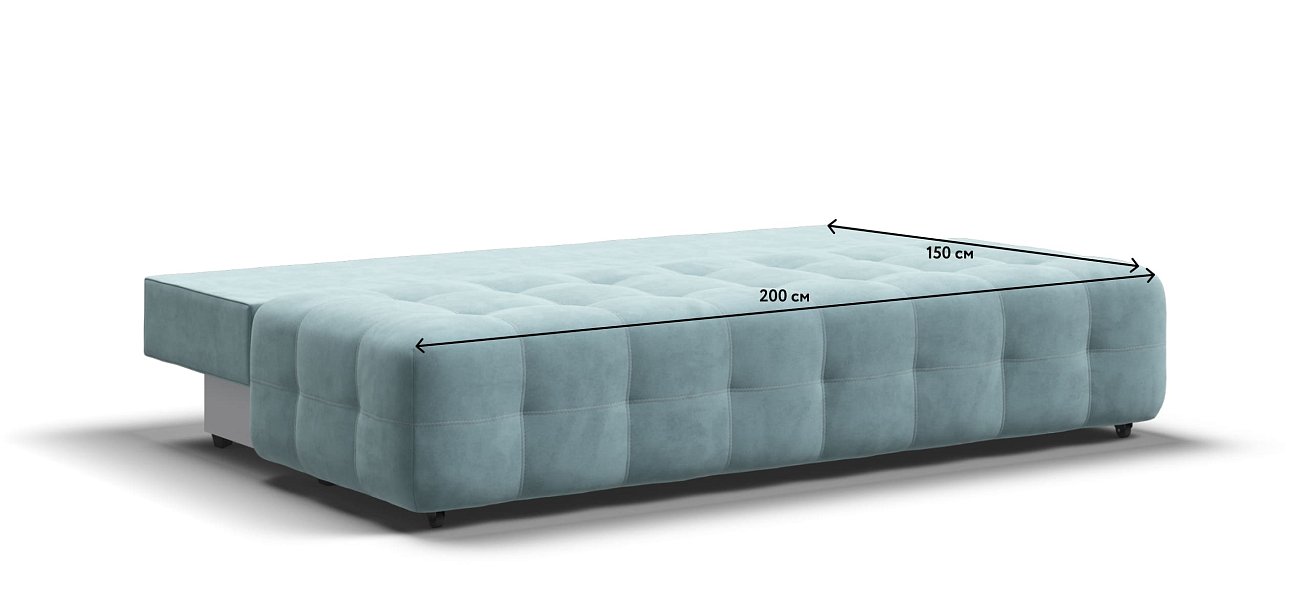 Диван BOSS 2.0 MINI велюр Monolit аква