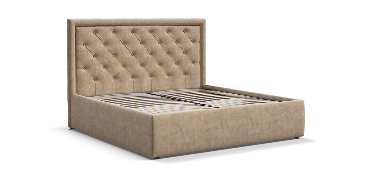 Кровать Босс Классик 180*200 Про велюр Royal шампань NEW