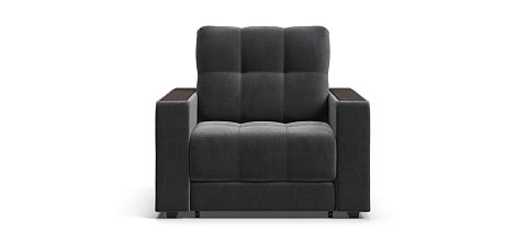 Кресло-кровать BOSS 2.0 велюр Monolit серый