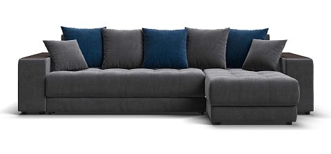 Дубай У 3.0 Monolit серый, Monolit синий