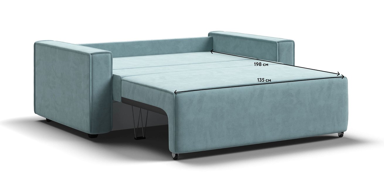 Диван NORD Compact велюр Monolit аква